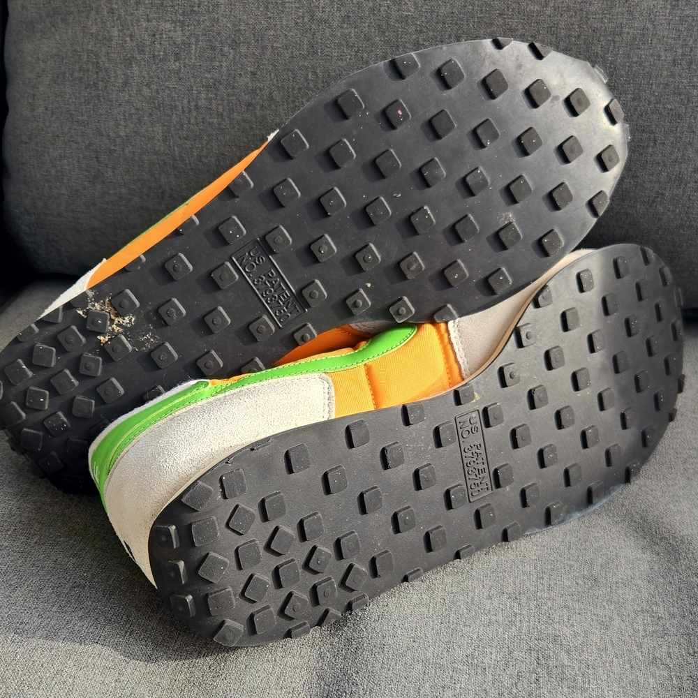 Nike Orange and Green Sneakers - Picture 9 of 9